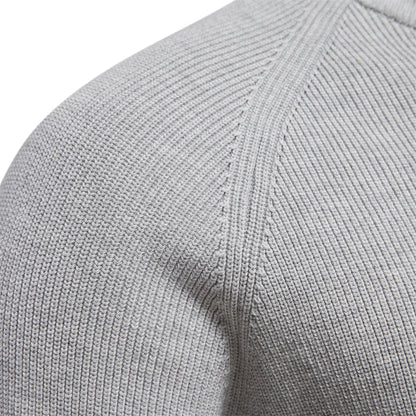Thomas™ | Gebreide trui met ritssluiting