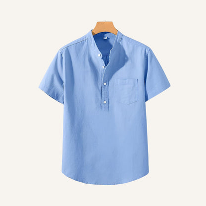 Men's Linen Old Money Shirt Bellacourt