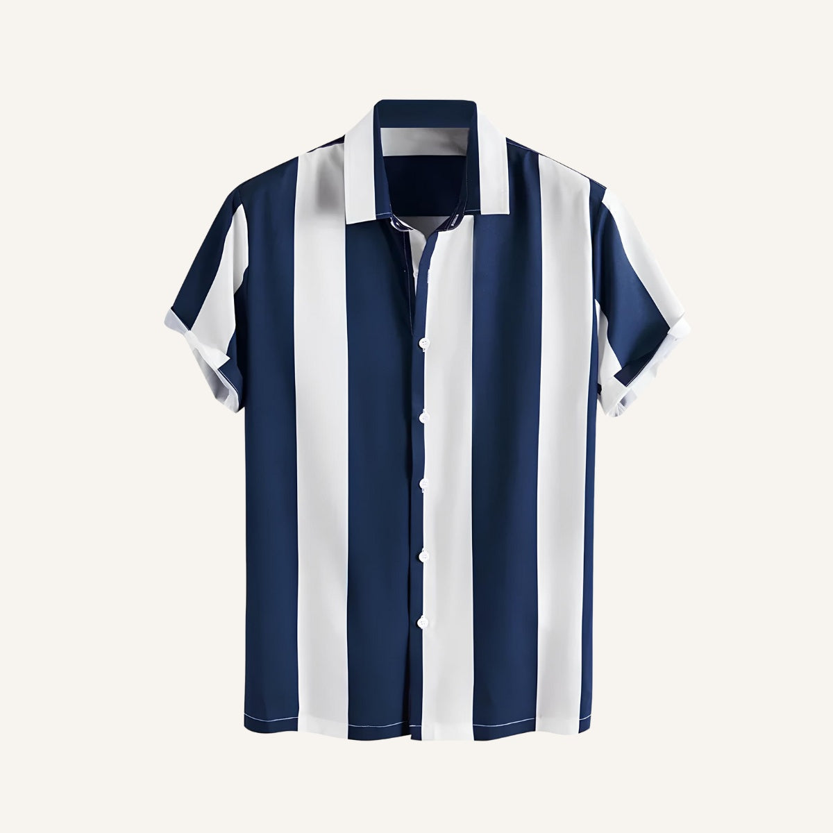 Men's Striped Blue Shirt - Verza