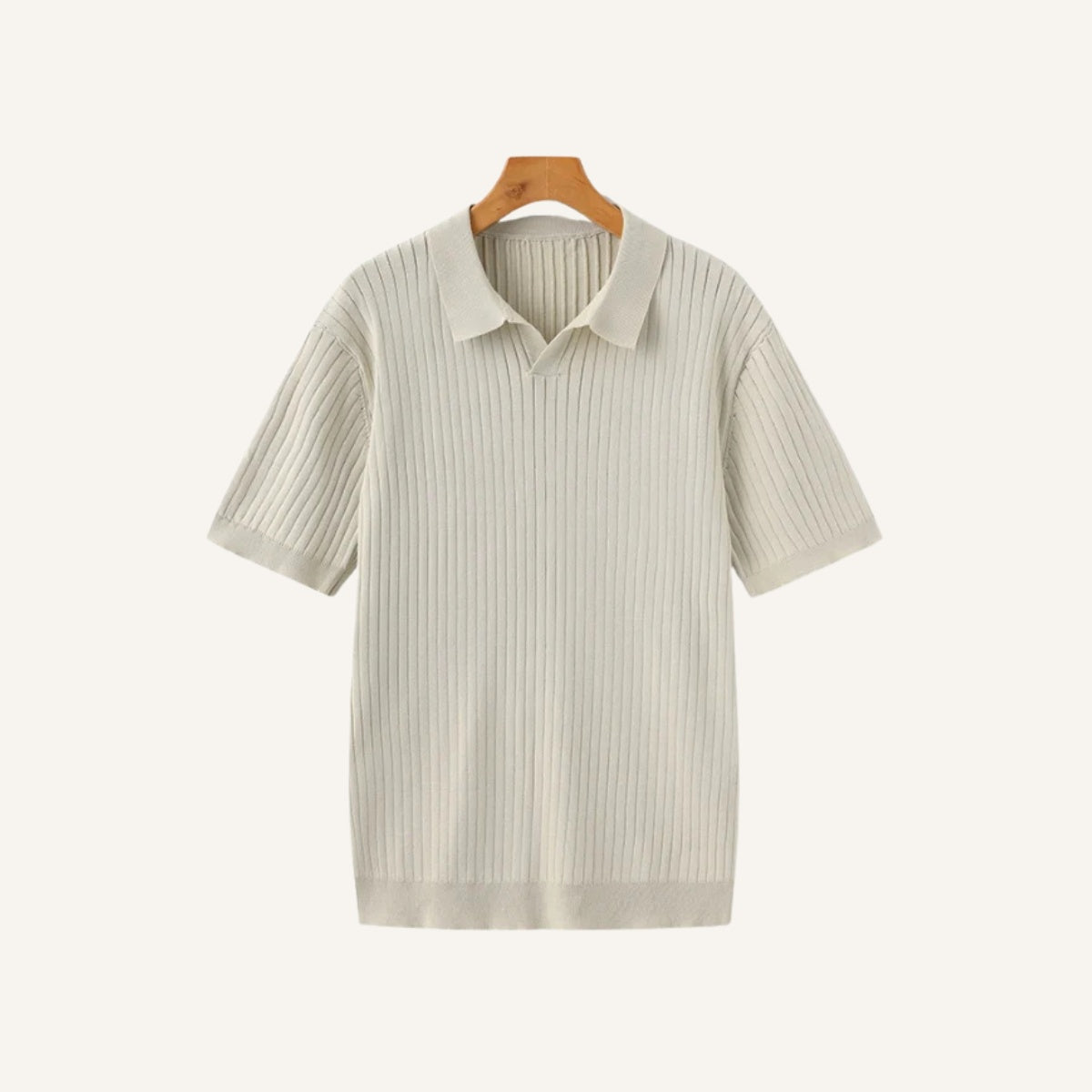 Premium Ribbed Polo Shirt – Sollome