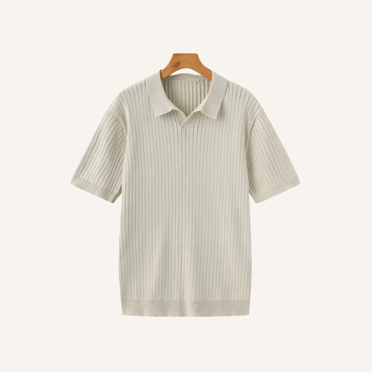 Premium Ribbed Polo Shirt – Sollome