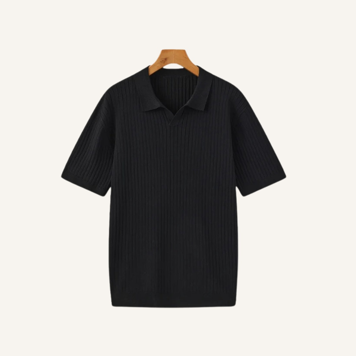 Premium Ribbed Polo Shirt – Sollome