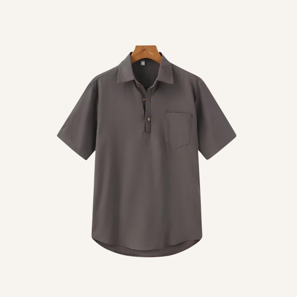 Linen Polo Shirt - Casablanca