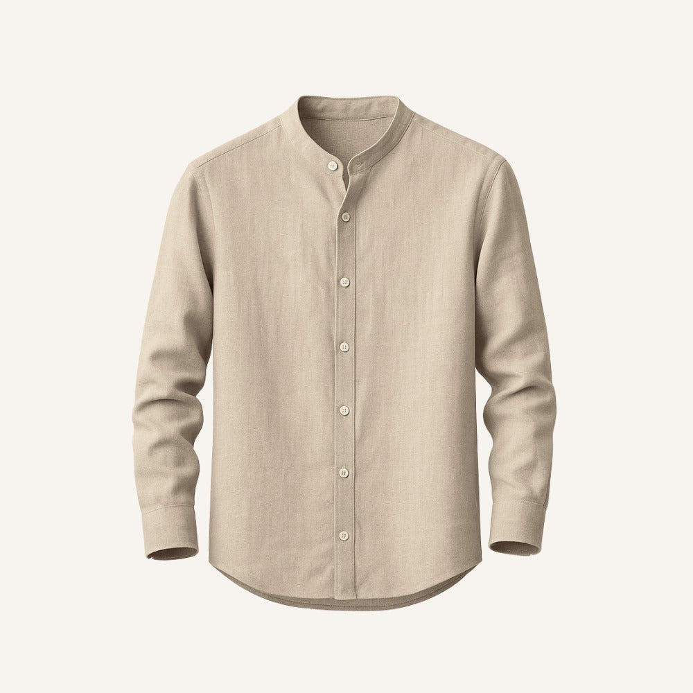 Long-Sleeve Linen Shirt - Varenne