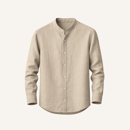 Long-Sleeve Linen Shirt - Varenne