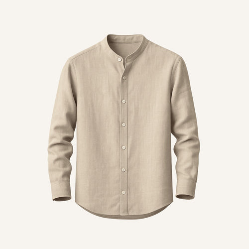 Long-Sleeve Linen Shirt - Varenne