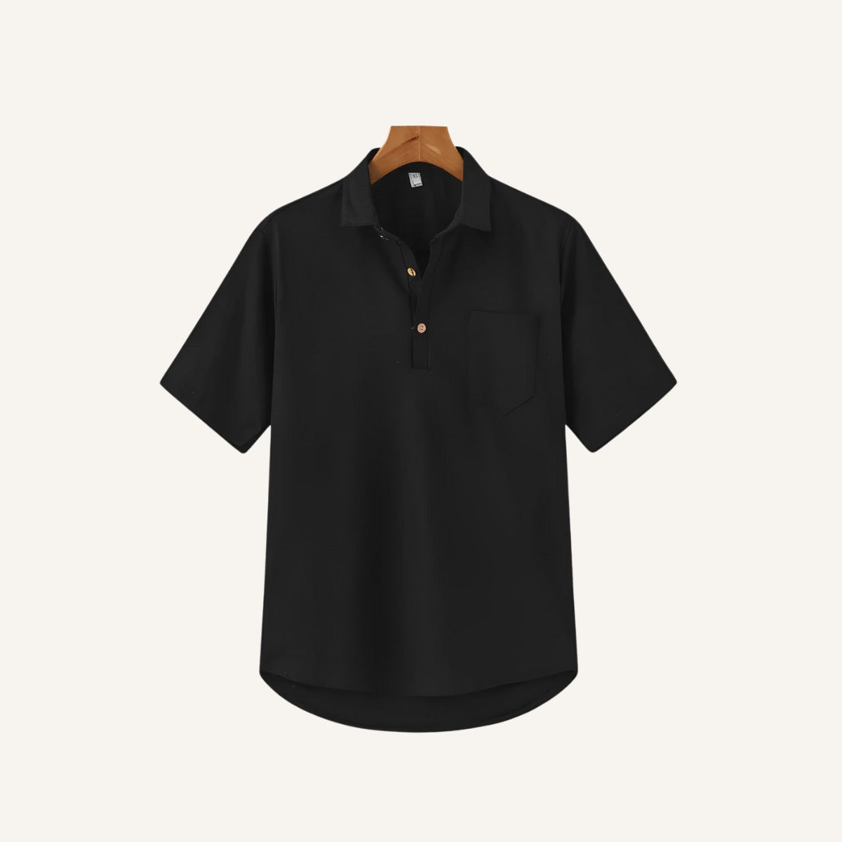 Linen Polo Shirt - Casablanca