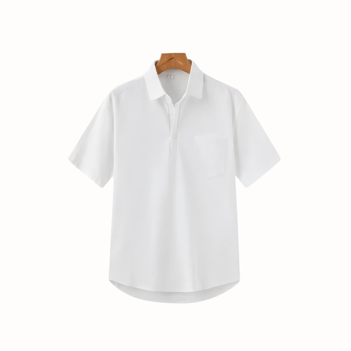 Linen Polo Shirt - Casablanca