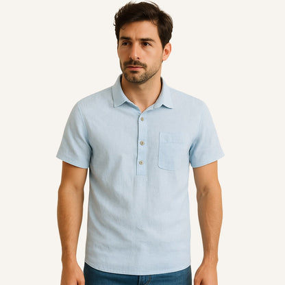 Men’s Linen Polo Shirt - Salerno