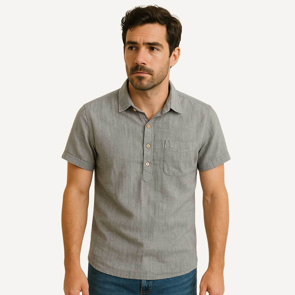 Men’s Linen Polo Shirt - Salerno