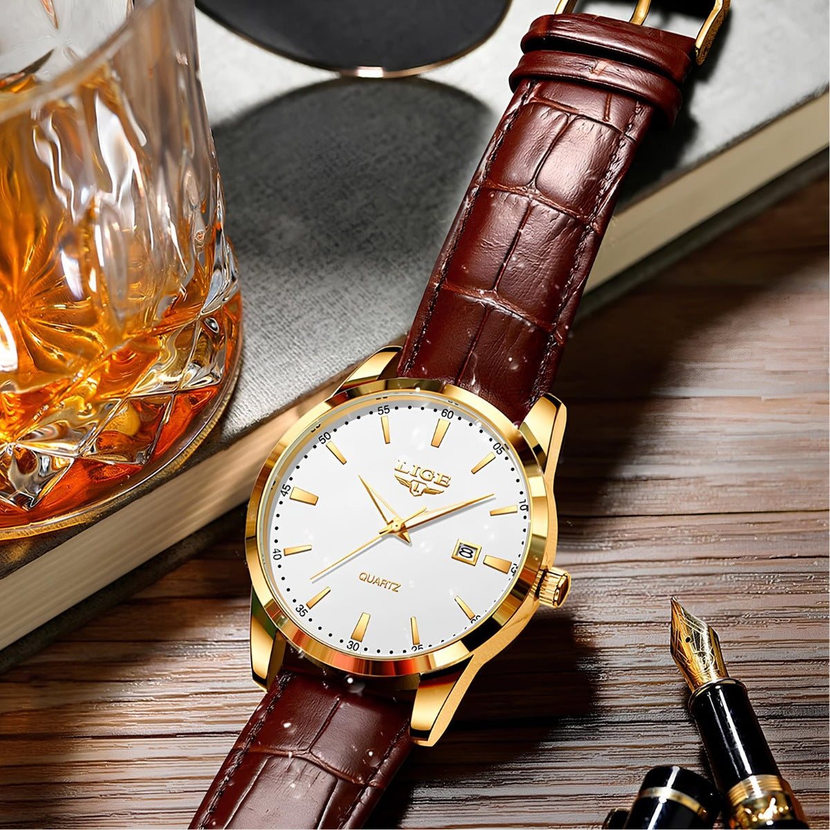 Men's Premium Leather Watch - Santerro