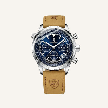 Men's Chronograph Leather Watch - Bellatour