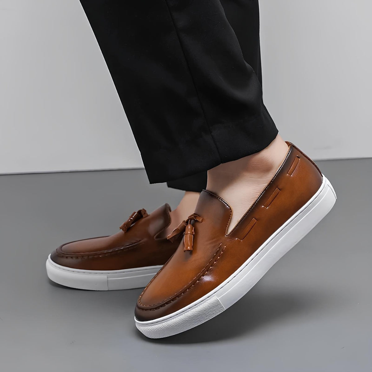 Men’s Premium Leather Loafers – Duque