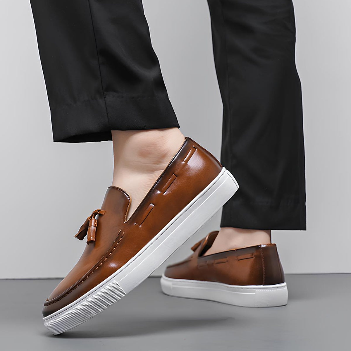Men’s Premium Leather Loafers – Duque