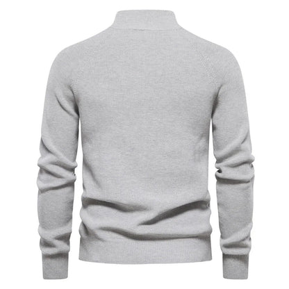 Thomas™ | Gebreide trui met ritssluiting