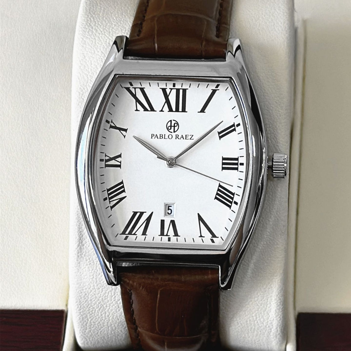 Pablo Raez Leather Watch - Tempus