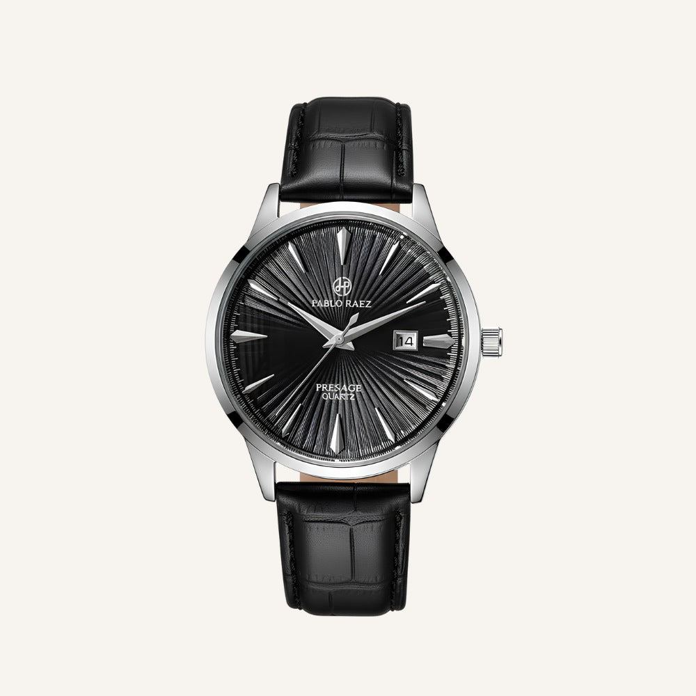 Pablo Raez Genuine Leather Watch
