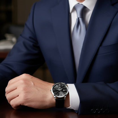Pablo Raez Genuine Leather Watch