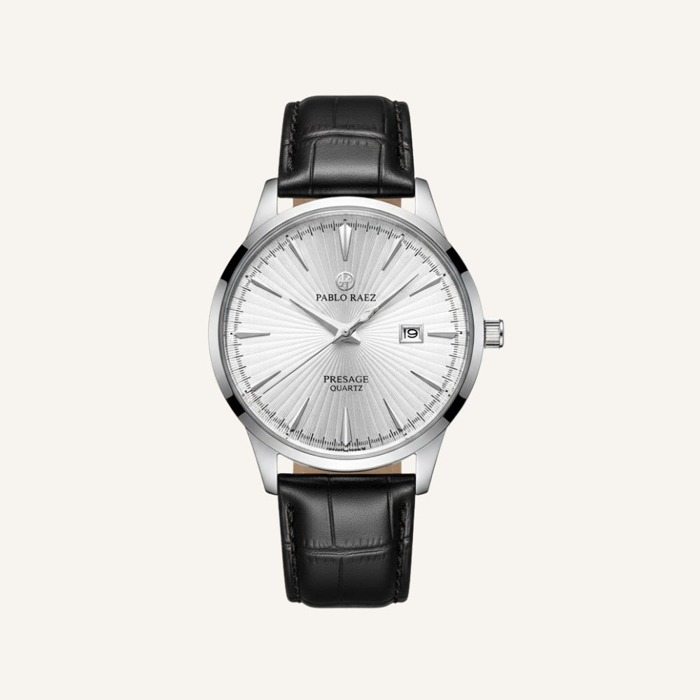 Pablo Raez Genuine Leather Watch