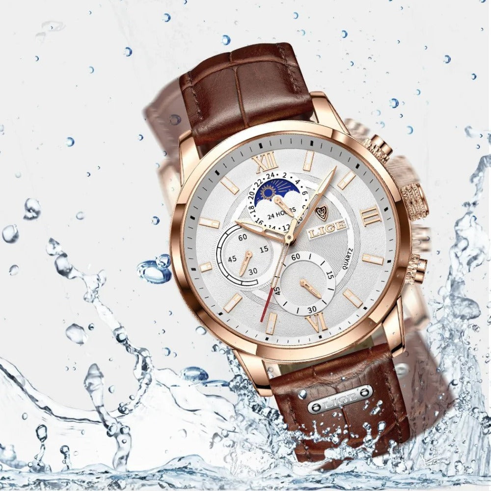 Men's Leather Watch - DeVito