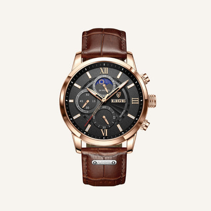 Men's Leather Watch - DeVito