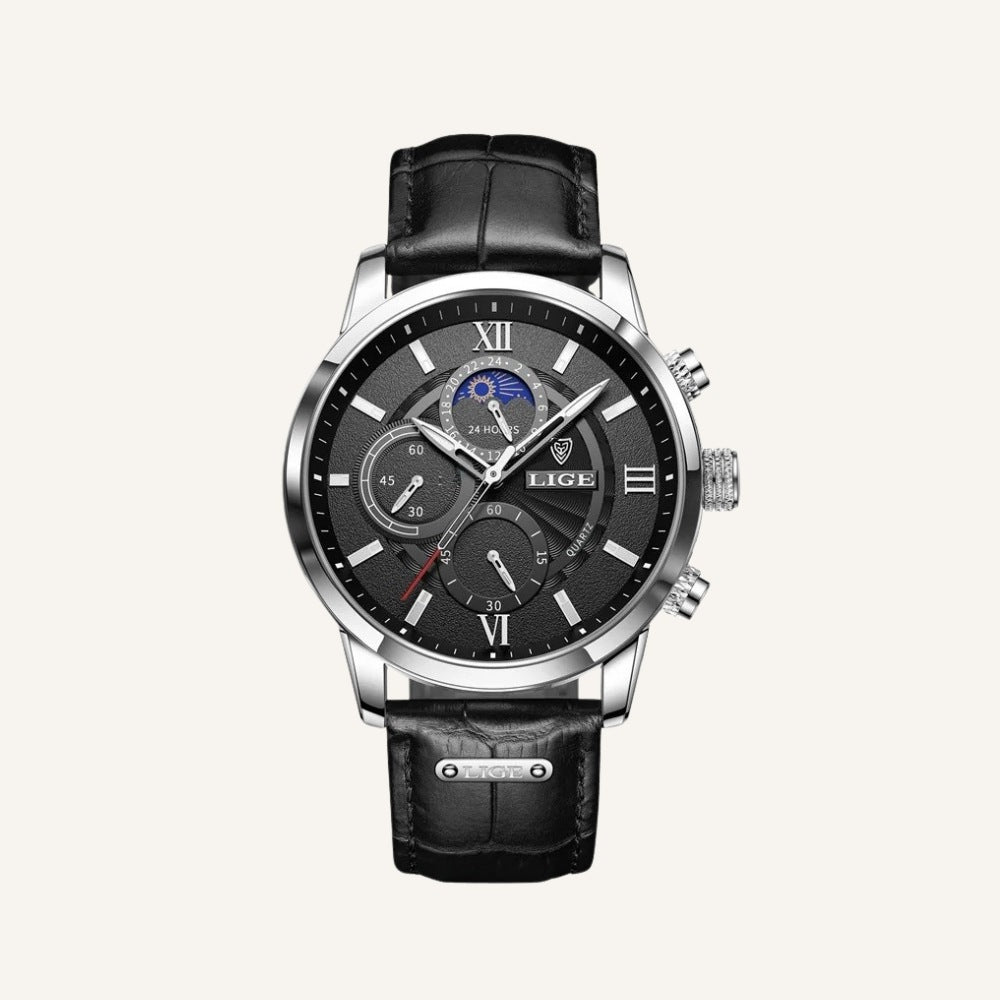Men's Leather Watch - DeVito