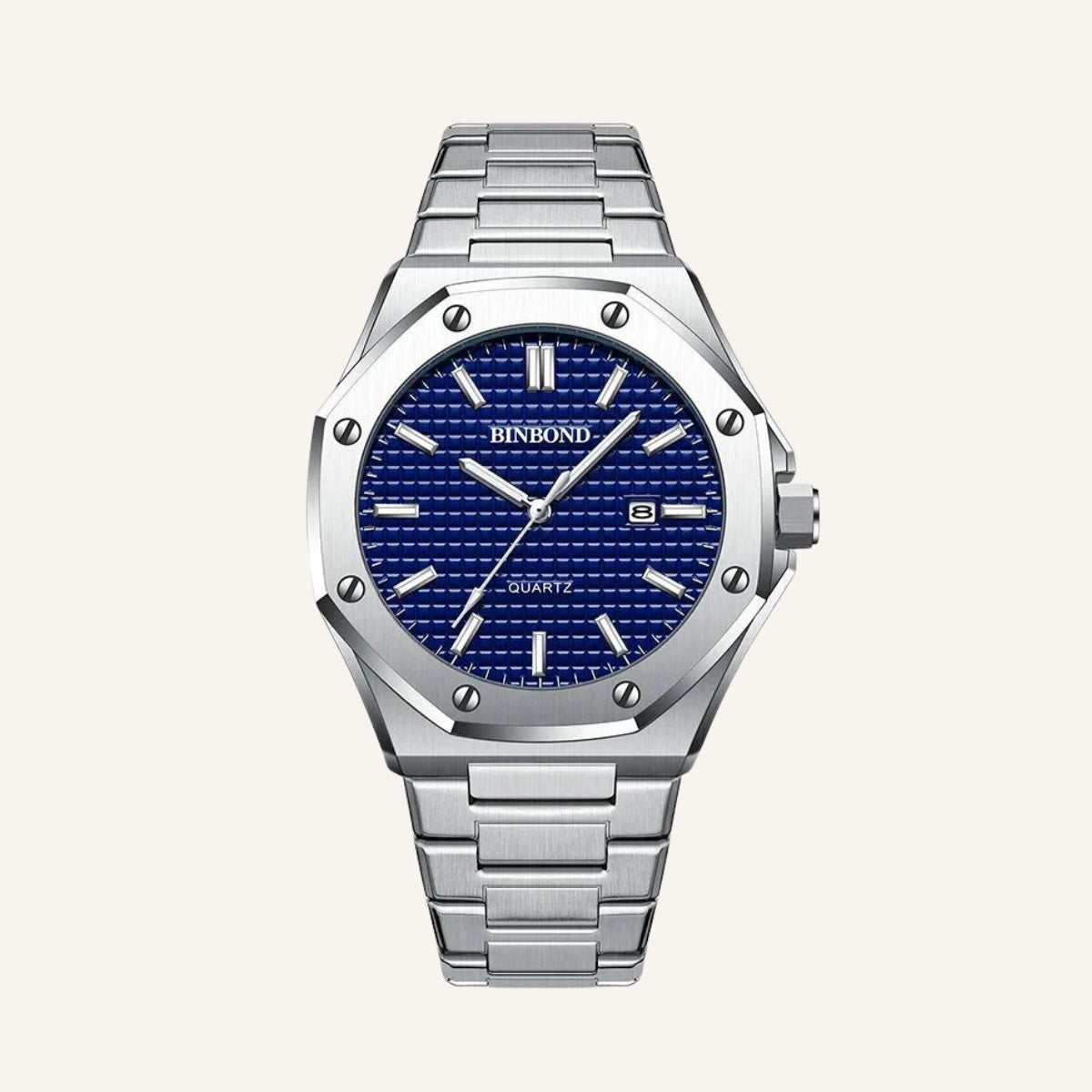 Men's Silver Watch – Blindy