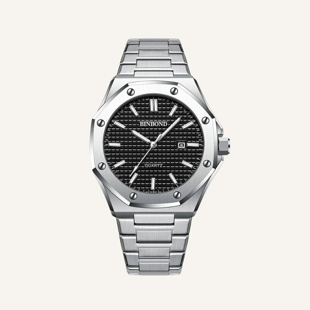 Men's Silver Watch – Blindy