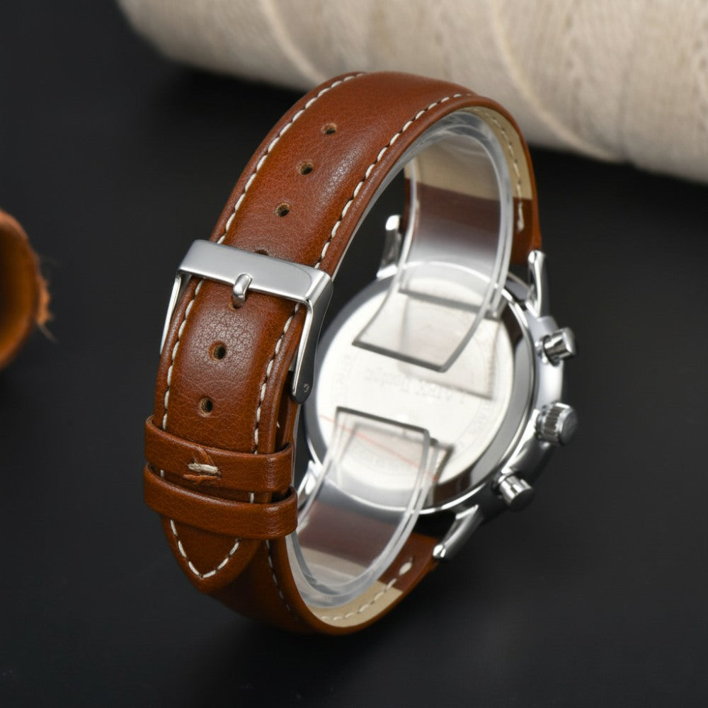 Zeppelin 100 Jahre Green Chronograph Watch