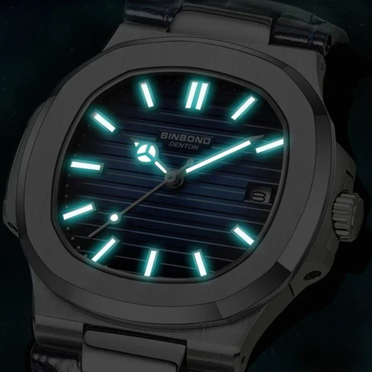 Men's Brown Leather Watch - Luxe