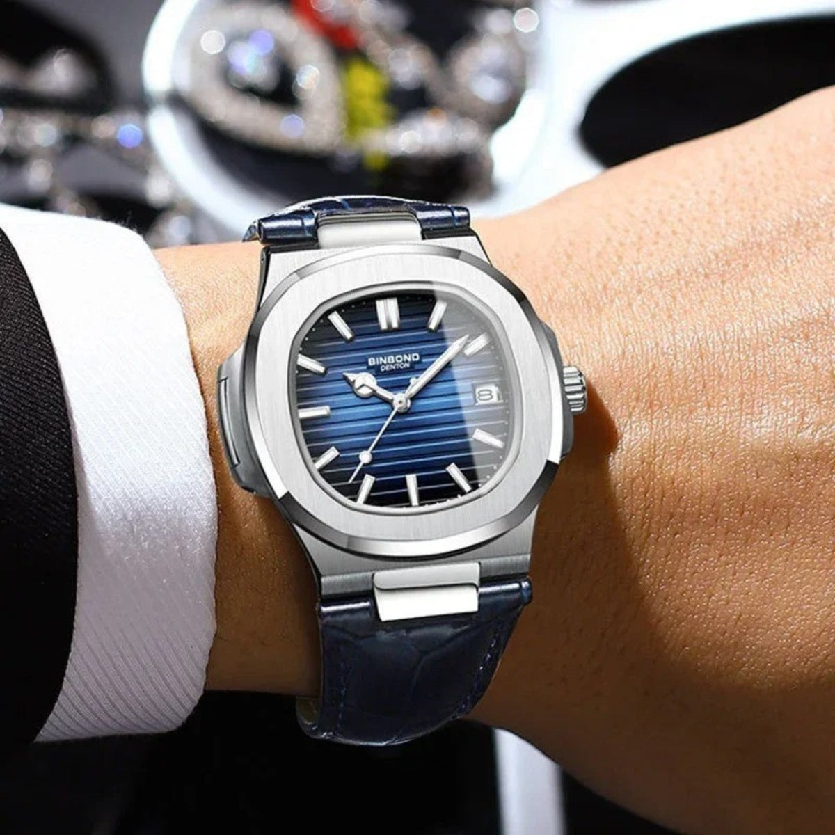 Men's Brown Leather Watch - Luxe