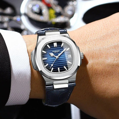 Men's Brown Leather Watch - Luxe