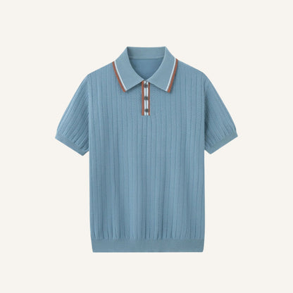 Ribbed Polo Shirt - Loreanni