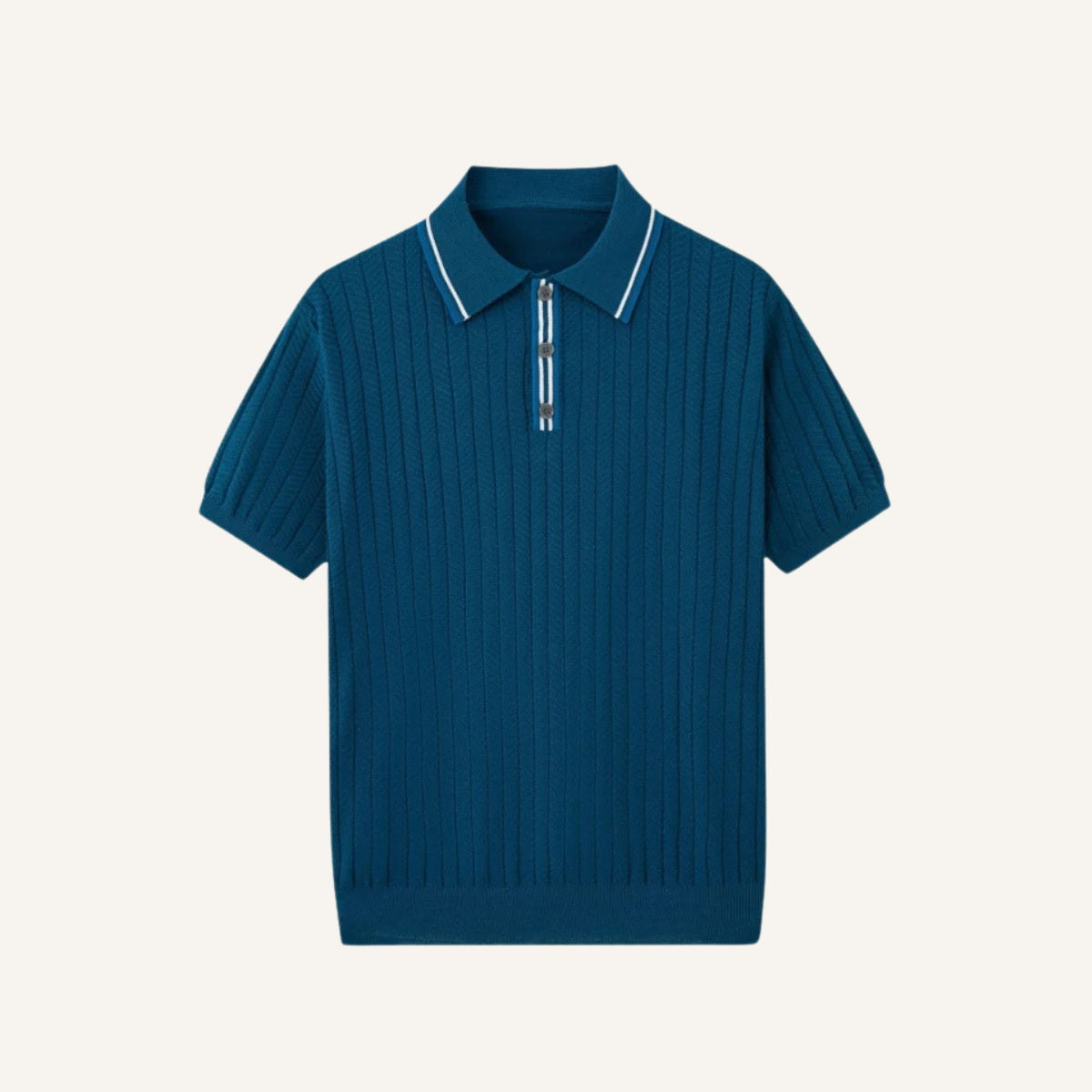 Ribbed Polo Shirt - Loreanni