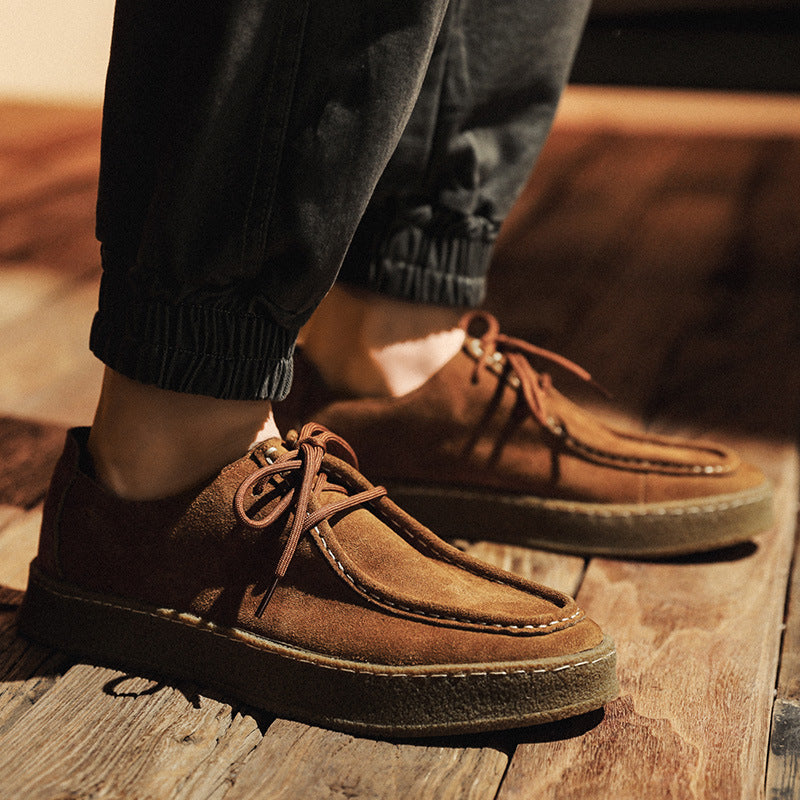 Men’s Suede High-Sole Shoe – Craffito