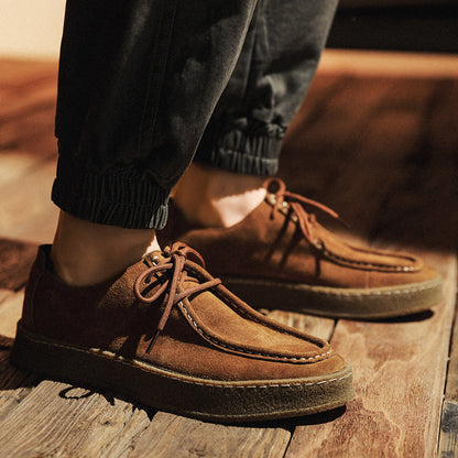Men’s Suede High-Sole Shoe – Craffito