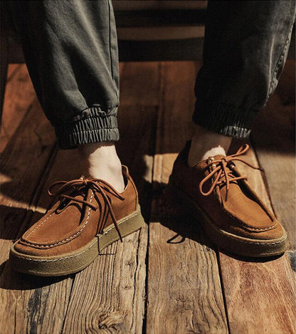 Men’s Suede High-Sole Shoe – Craffito