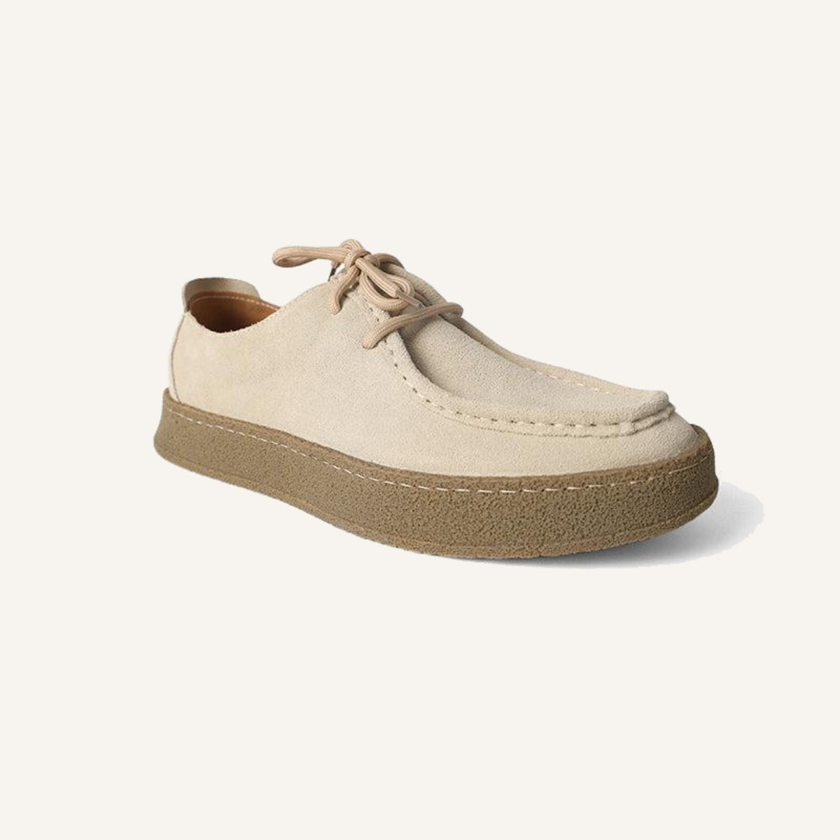 Men’s Suede High-Sole Shoe – Craffito