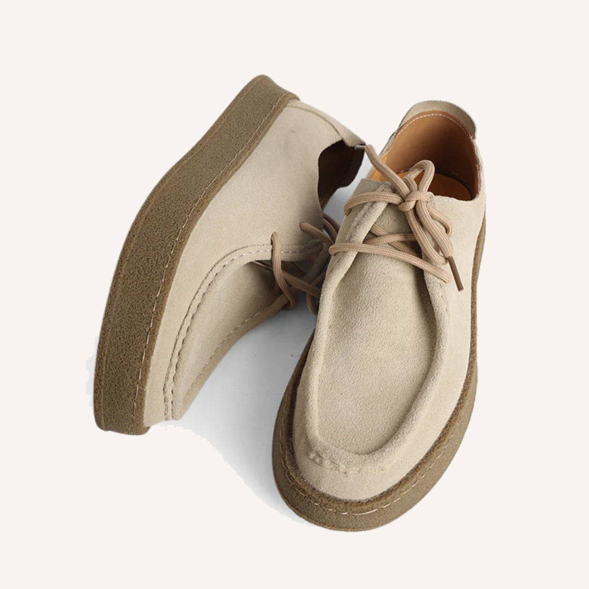 Men’s Suede High-Sole Shoe – Craffito