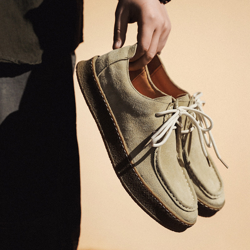 Men’s Suede High-Sole Shoe – Craffito