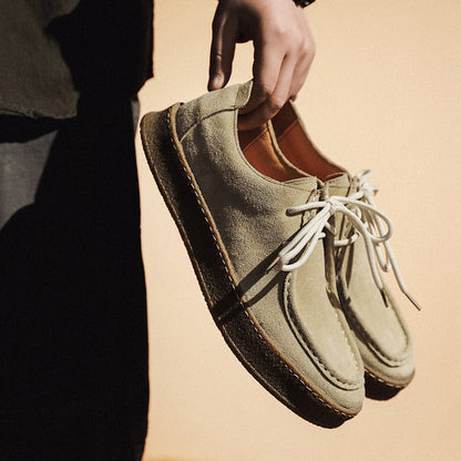 Men’s Suede High-Sole Shoe – Craffito
