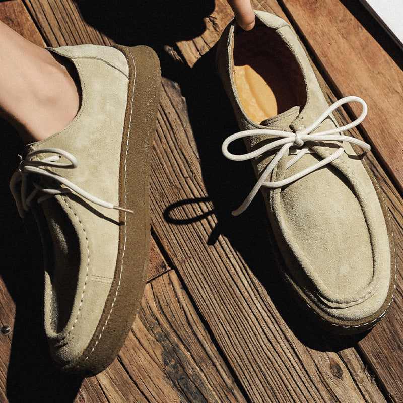 Men’s Suede High-Sole Shoe – Craffito