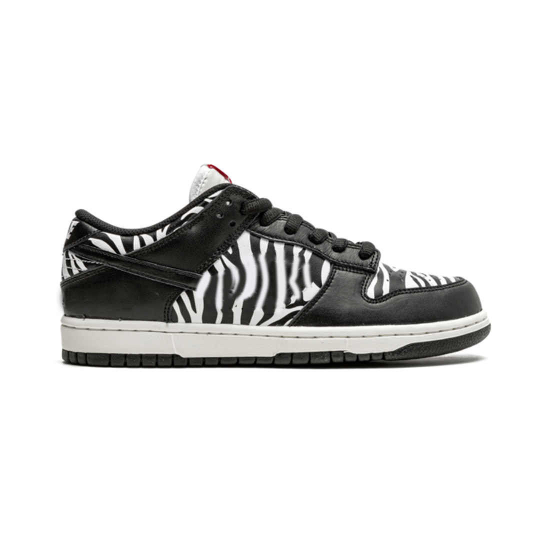 Sneakers Low Quarters. Zebra