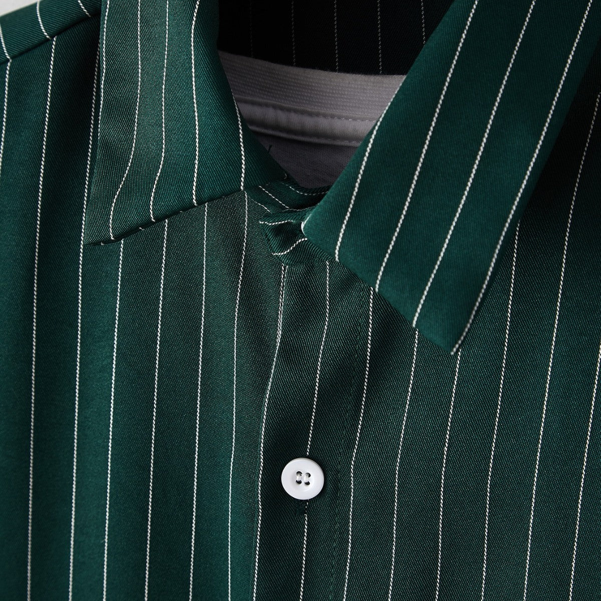 Men’s Old Money Striped Green Shirt – Nautic