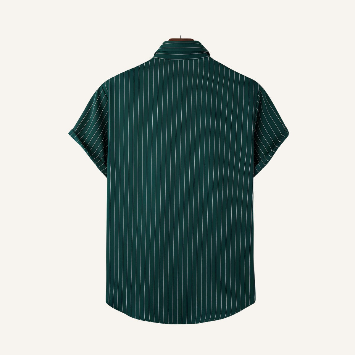 Men’s Old Money Striped Green Shirt – Nautic