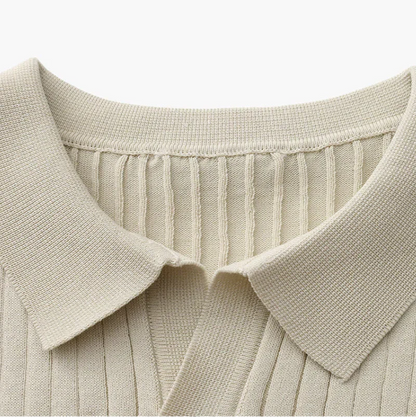 Premium Ribbed Polo Shirt – Sollome